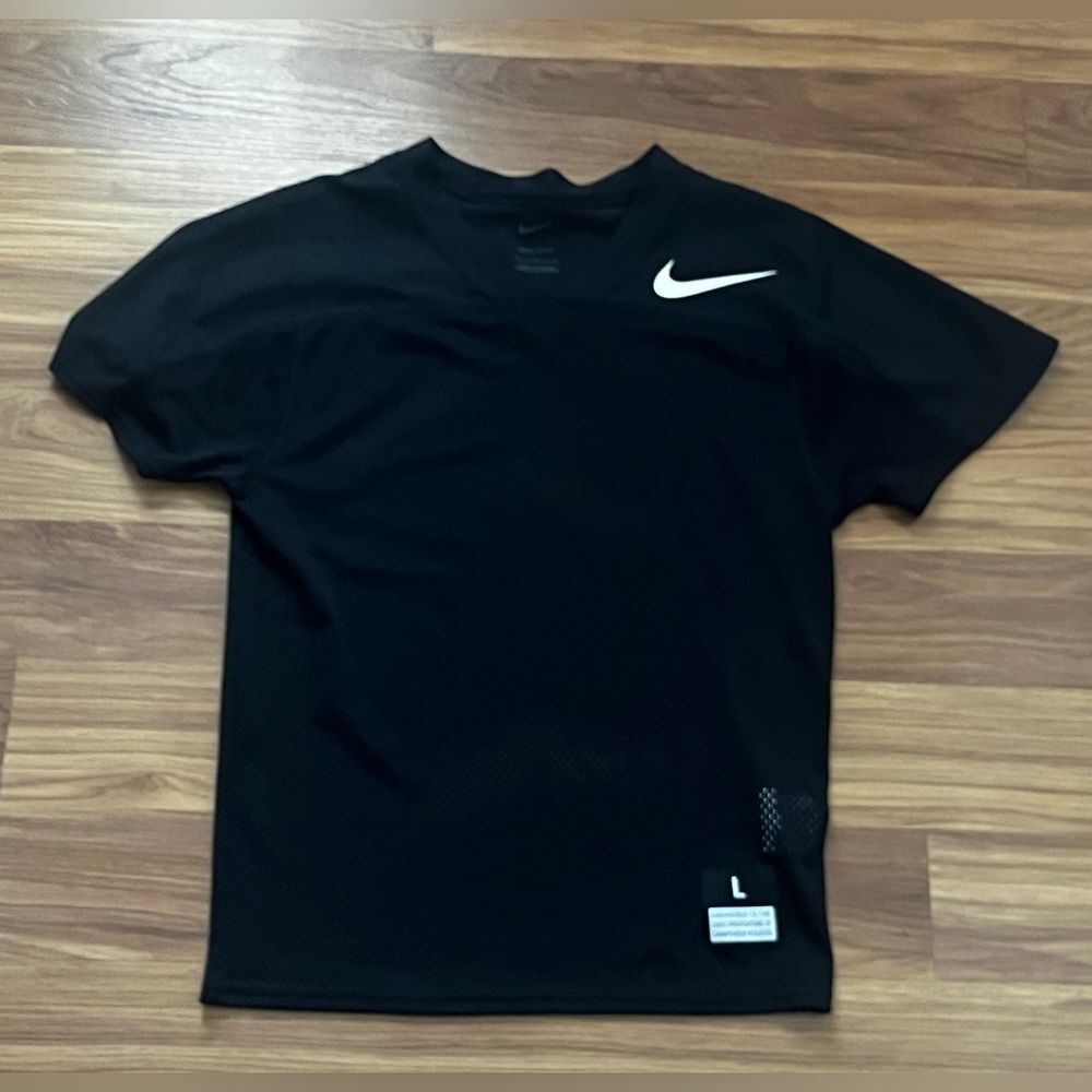 Nike Mesh Flag Football Jersey Youth Boy's Large Black